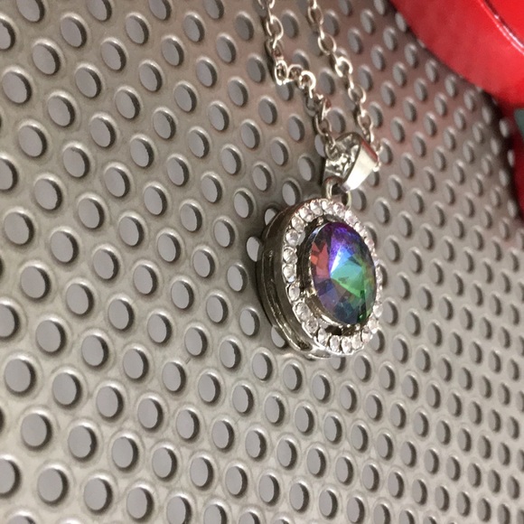 🖤Vtg mystic crystal pendant necklace - Picture 4 of 14